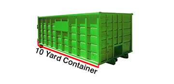 10 yard dumpster cost West Warwick